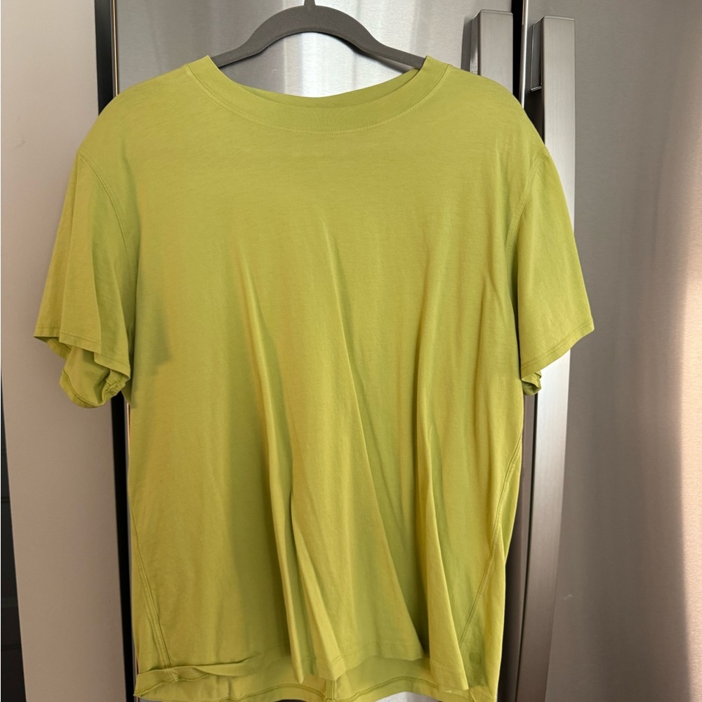 lululemon athletica Lime Green Short Sleeve Tee